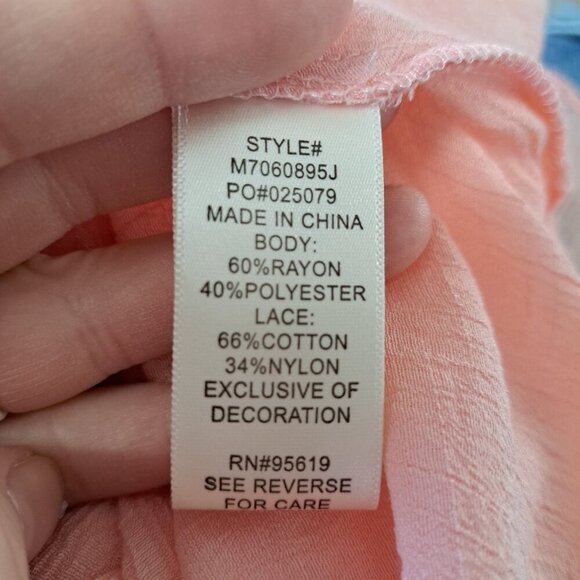 John Paul Richard Blouse Women Small Boho Lace Flowy Peasant Festival Embroidery - Picture 11 of 12